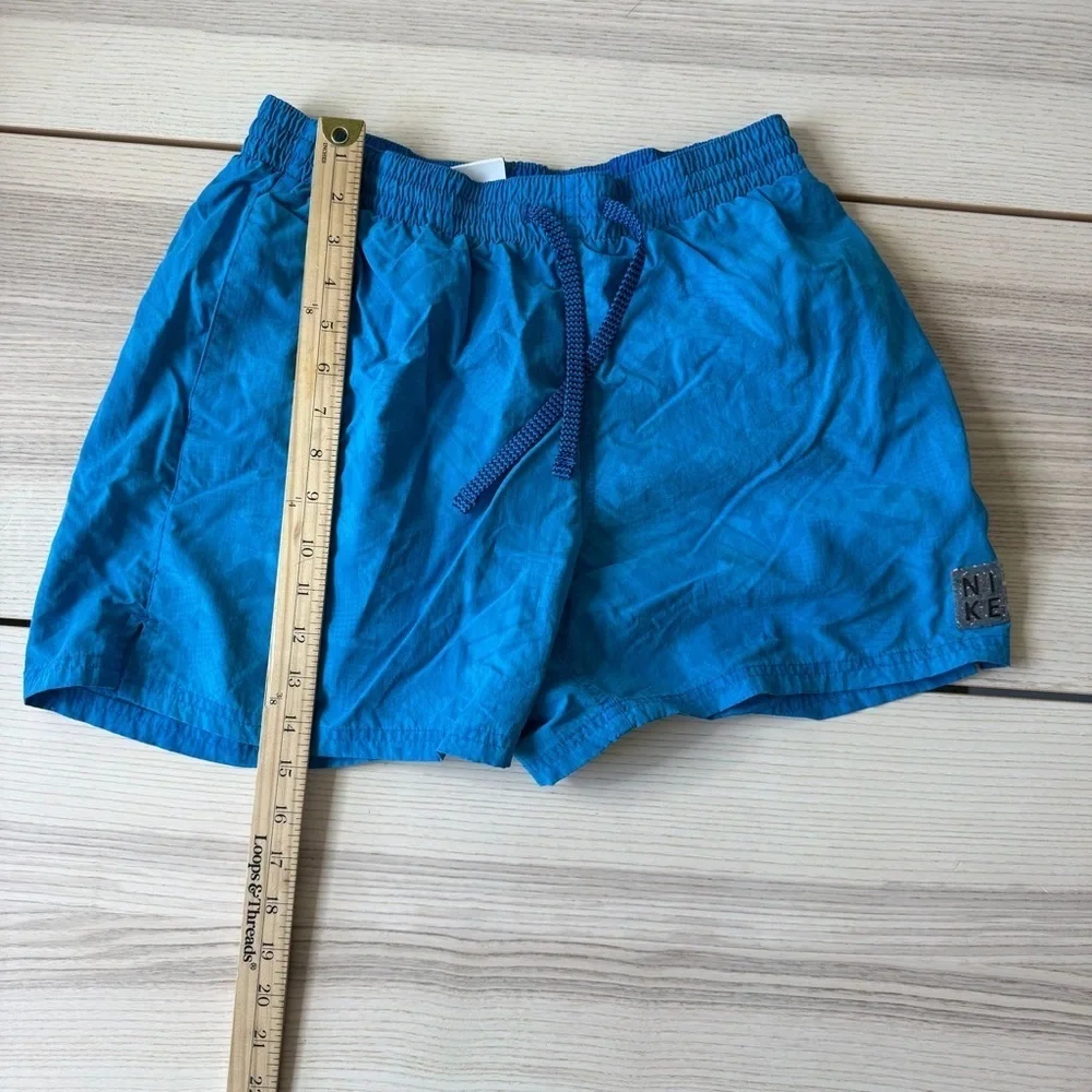 Nike Vibrant Blue Sports Shorts Solid Icon Volley Swim Shorts size M